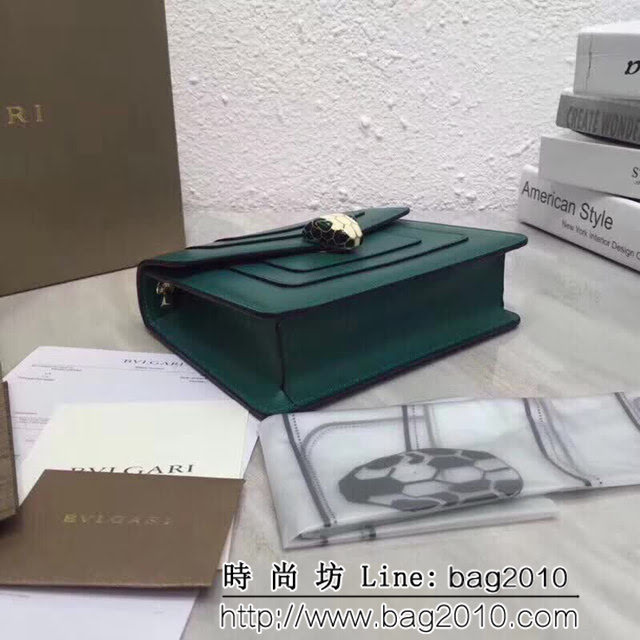 BVLGARI寶格麗 進口牛皮 時尚百搭 小號 鏈條單肩斜挎包 34559 FYD1123